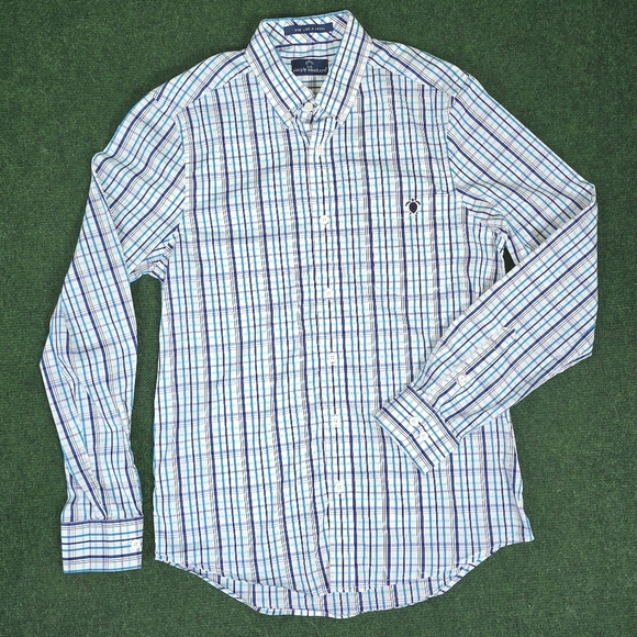 Simply Southern | Live Like a Local Cotton Blend Button Down Plaid Shirt - Picture 16 of 16